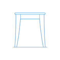 Furniture Stools Ikea Ingolf Stool Outline Svg Vector, Free Vectors File